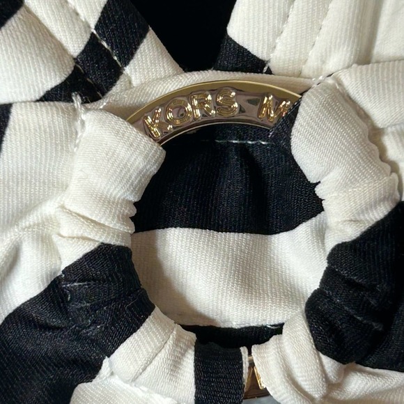 Michael Kors Swim Bikini Set Women S Black White Zebra Print Beach Pool Swim NEW - Picture 3 of 10